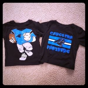 2 2T Carolina Panthers Shirts